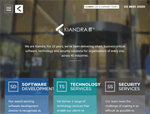 Tablet Screenshot of kiandra.com.au